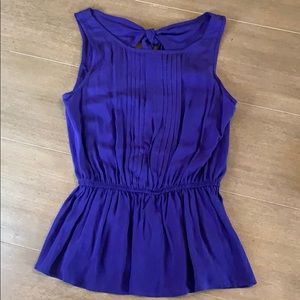 Royal blue sleeveless top